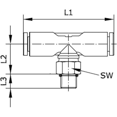 Steckverschraubung - MTC4M3P