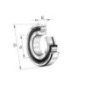 Cylindrical roller bearing - N306EXLTVP2 Cylindrical roller bearing - N306EXLTVP2