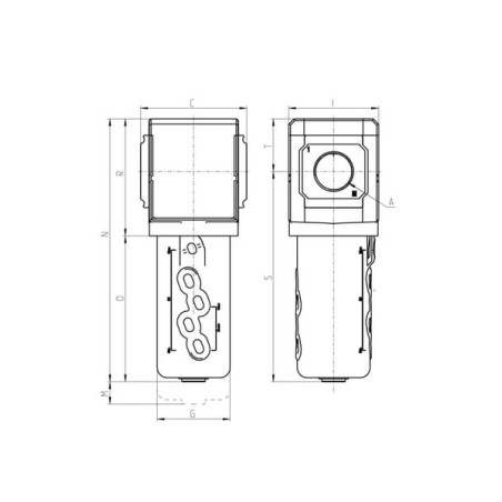 Activated carbon filter - MX212FCA