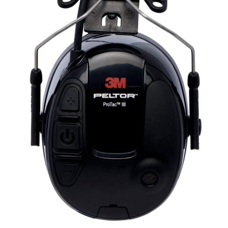 Hearing protector Peltor ProTac III, helmet attachment - MT13H221P3E