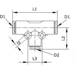 Push-in fitting - MTC3P