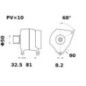 Alternator 14V 200A - MG693 Alternator 14V 200A - MG693