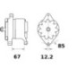 Alternator 14V 65A - MG357 Alternator 14V 65A - MG357
