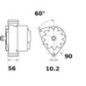 Alternator 14V 45A - MG563 Alternator 14V 45A - MG563