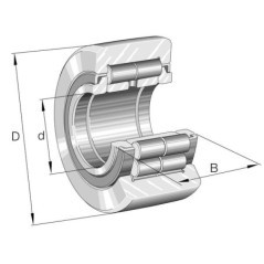 NUTR20XA INA, Schwenklaufrollen 