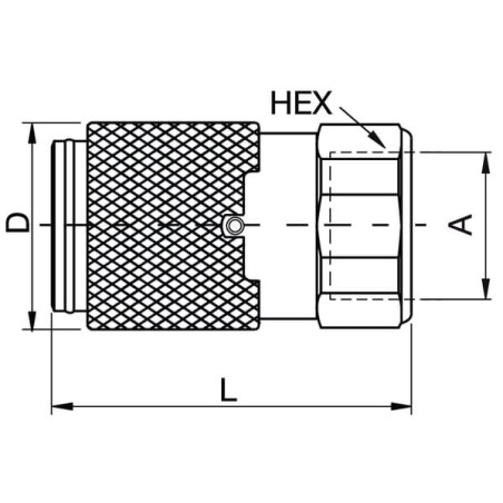 Coupling 3/4 inch - NS75112FB