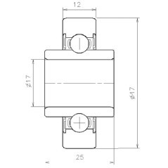 Track roller bearing - NWB01572