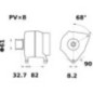 Alternator 14V 200A - MG481 Alternator 14V 200A - MG481