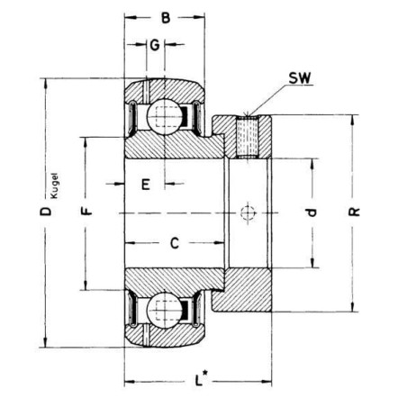 Kugellagereinsatz - NWB00879