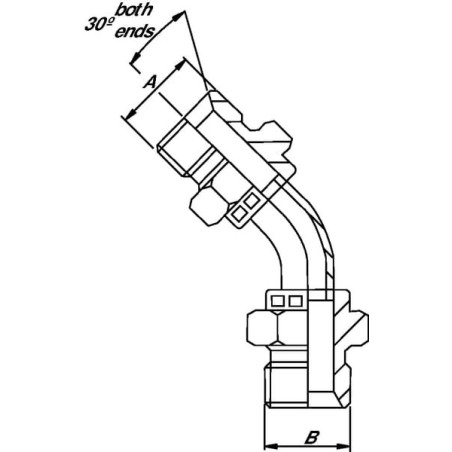 Bogen AG-AG 1/2 BSP - MM4508B
