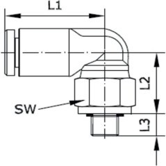 Steckverschraubung - MECS618P