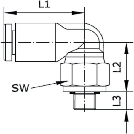 Steckverschraubung - MECS618P