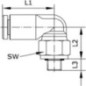 Push-in fitting - MECS618P Push-in fitting - MECS618P