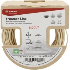 Żyłka tnąca średnica 1.6x15 m okrągła Kramp Biocut Starch - NL1615BIOKR
