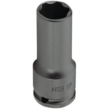 Impact socket thin long 15mm - NSB15