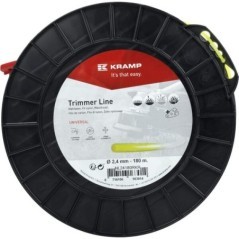 Żyłka tnąca średnica 2.4mm 180m okrągła żółta Kramp - NL24180RKR