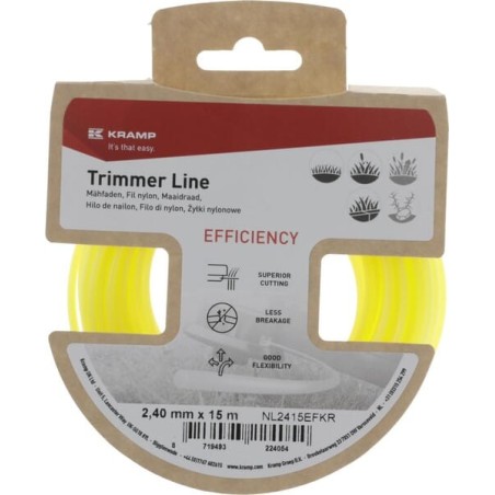 Mähfaden, 2.4mm x 15m, Kramp - NL2415EFKR