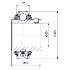 Ball bearing insert - NWB01579