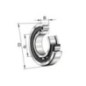 Cylindrical roller bearing - NJ2220EXLTVP2