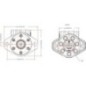Orbit motor, shaft diameter 25,WDH,S - OMP6301510088