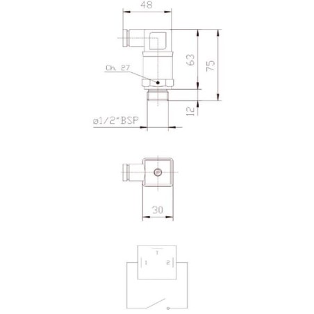 Regulator temperatury 38-50 stopniC - OK94048