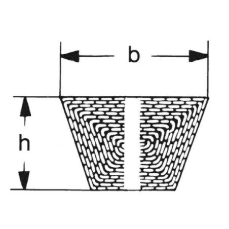 V-Belt A section, Open ended - OEA13