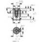 Orbit motor, shaft diameter 16 sensor back - OMM8151G5060