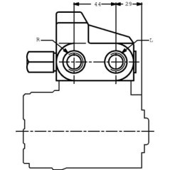 OLSA80 Danfoss, Control unit valves 