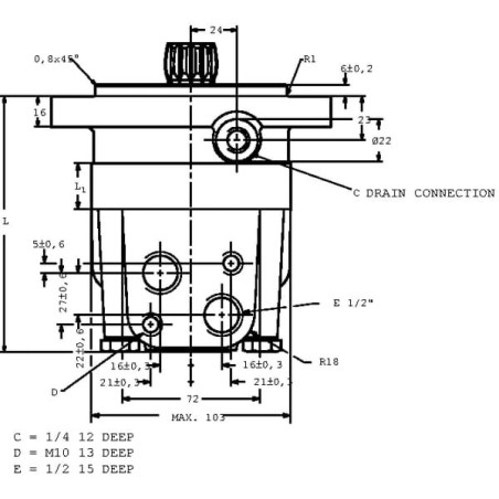 Orbit motor short - OMSS160151F0538