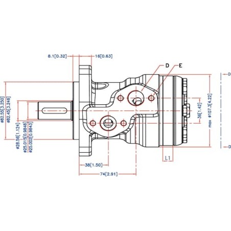 Orbit motor - OMR2501516016