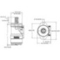 Orbit motor, shaft diameter 25 Black - OMPX8011186723