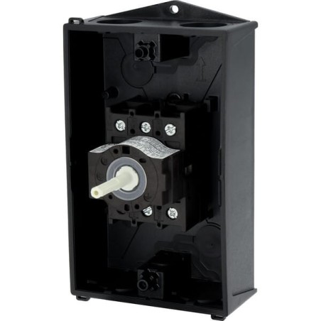 Rotary switch 3P, 25A, BK - P125I2SVBSW