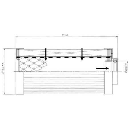 Hydraulikfilter Donaldson - P175101
