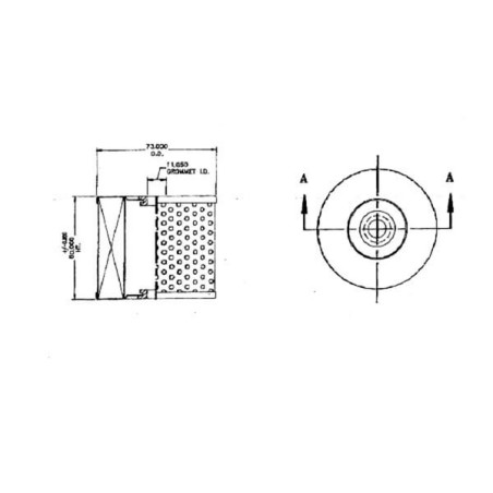 Fuel filter Donaldson - P550745