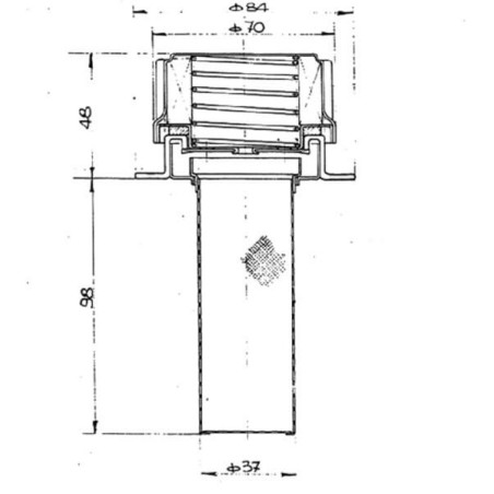 Tank cap Donaldson - P171851