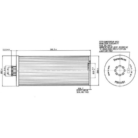 Ölfilter Donaldson - P550451