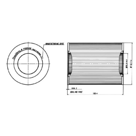 Ölfilter Donaldson - P550630