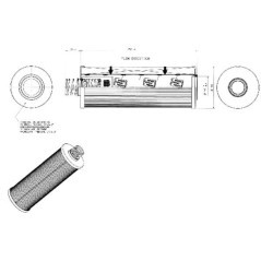 Hydraulikfilter Donaldson - P763415