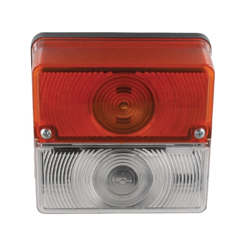 Lampa kierunkowskazu i postoju halogenowa, przednia, kwadratowa 12/24V przykręcana 105x97x52 mm Britax - P908706