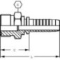 Insert DN8-9/16 ORFS - PCV89