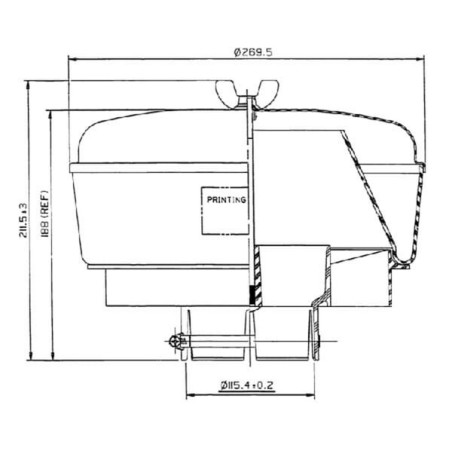 Vorfilter kpl. Donaldson - PBH000823