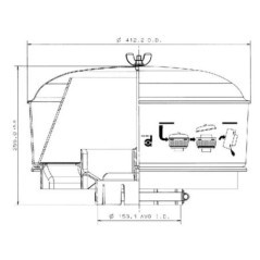 Vorfilter kpl. Donaldson - PBH002223