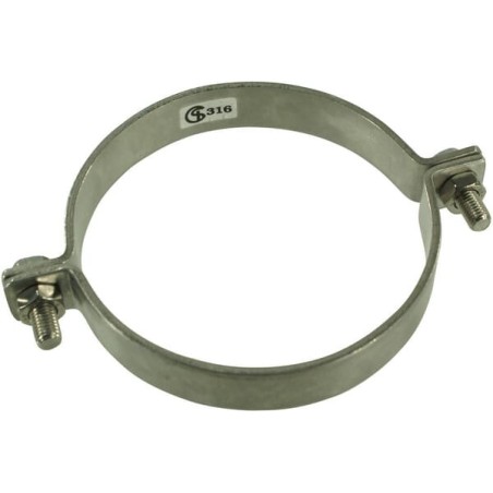 Pipe bracket set S.S. 154.0mm - PBS154RVS
