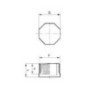 Plug 1/2 inch NPT PP - PLUG050