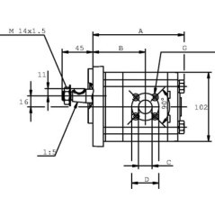 Pump PLP20.11-D3-55-E2 - PLP2011D355B2