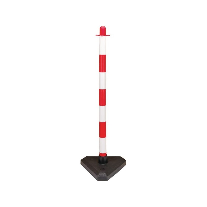 Barrier post, red/white - PKKRW Barrier post, red/white - PKKRW