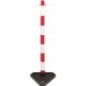 Barrier post, red/white - PKKRW Barrier post, red/white - PKKRW