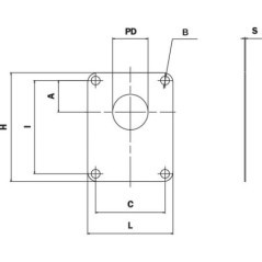 Dichtung Gr.2 europ. Norm E2 - PLP20E2GASK