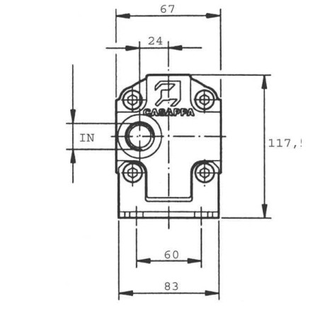 Verteilermotor 2x 8,3cm³/U - PLD2028