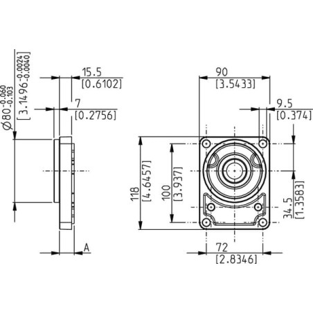 Kołnierz do PLP20/B2-ALU - PLP920B2